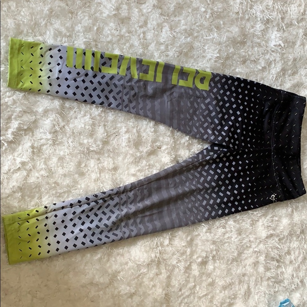 Justice athletic leggings BELIEVE